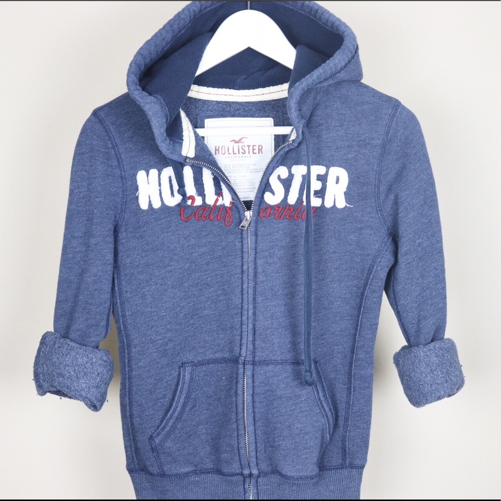 Hollister Full-Zip Hoodie. Small.